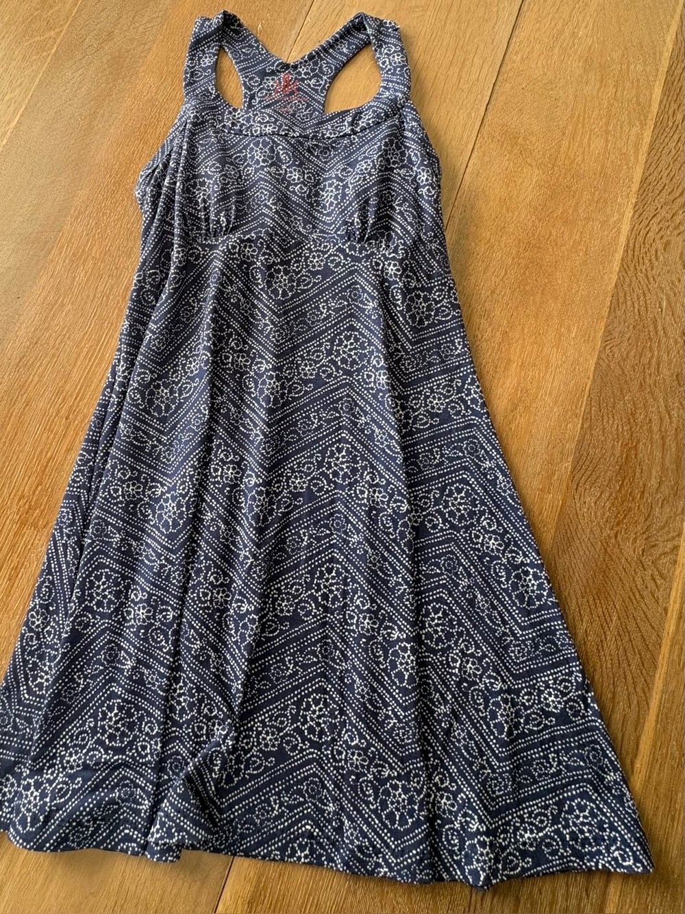 Krimson Klover Atheltic Navy Blue Racerback Sundress Small